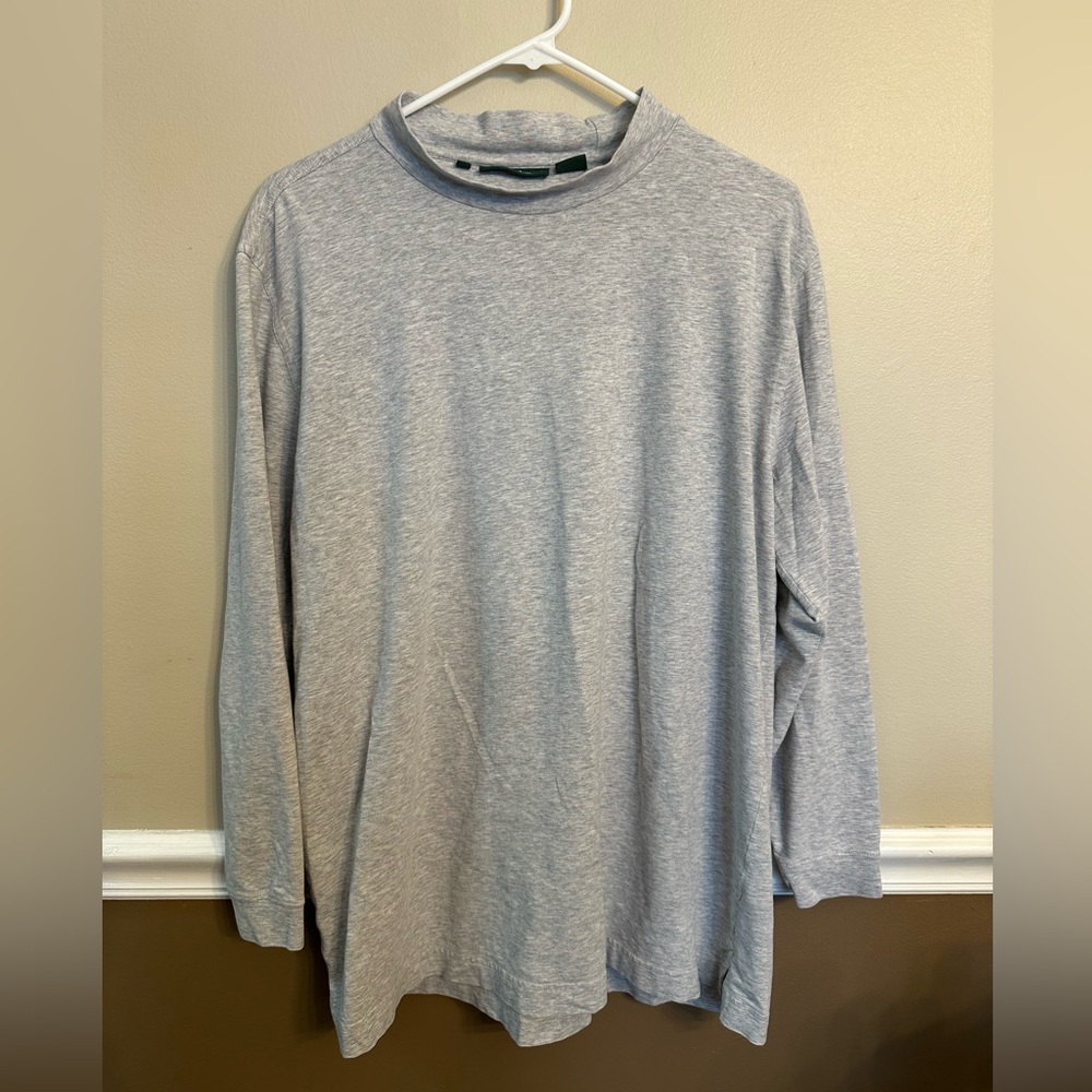 Bobby Jones Light Gray Long Sleeve Tee